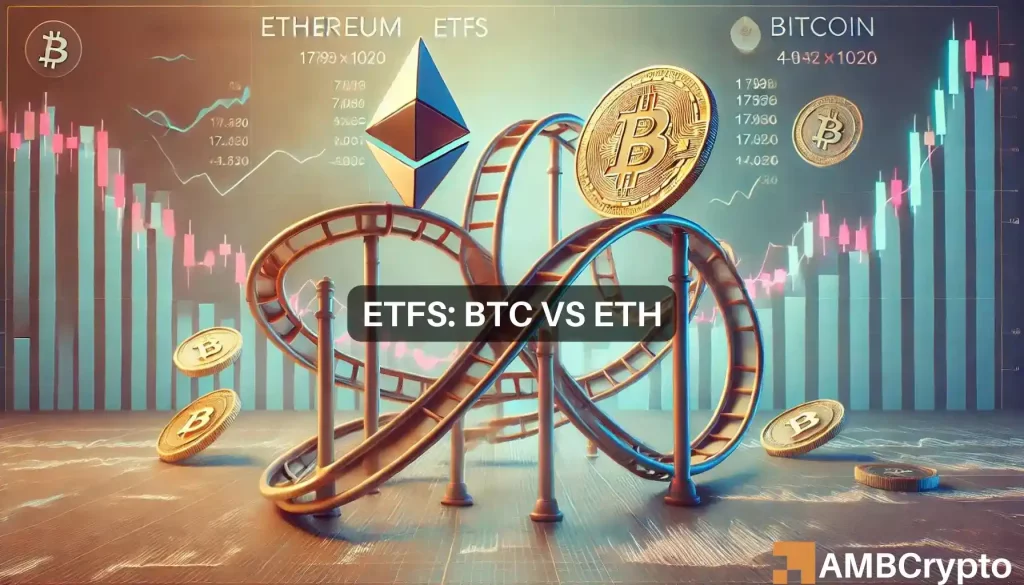 Bitcoin vs Ethereum ETFs: So sánh chi tiết giữa IBIT và ETHA